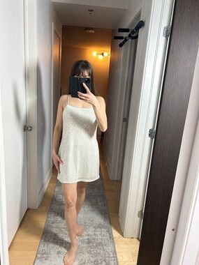 H&M Sequin Dress ✨ Sparkly Party Mini | Adjustable Satin Straps | Size S